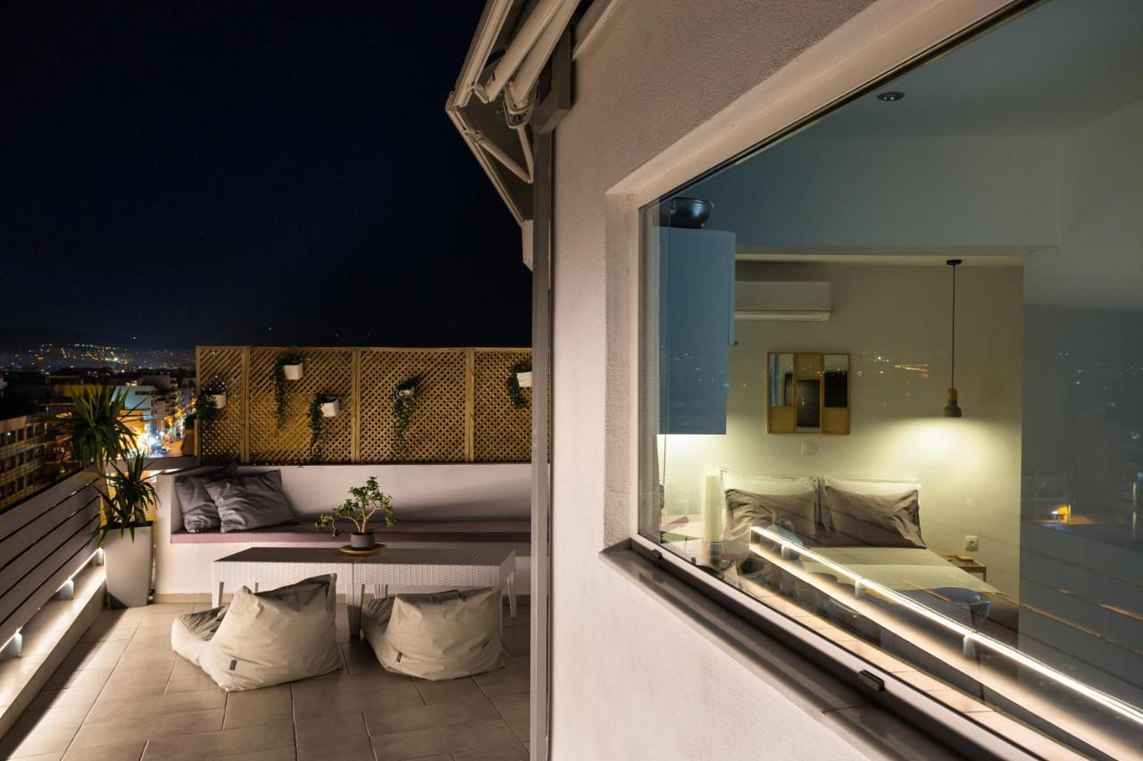 Private Jacuzzi & Acropolis View - The Loft Athen Exterior foto