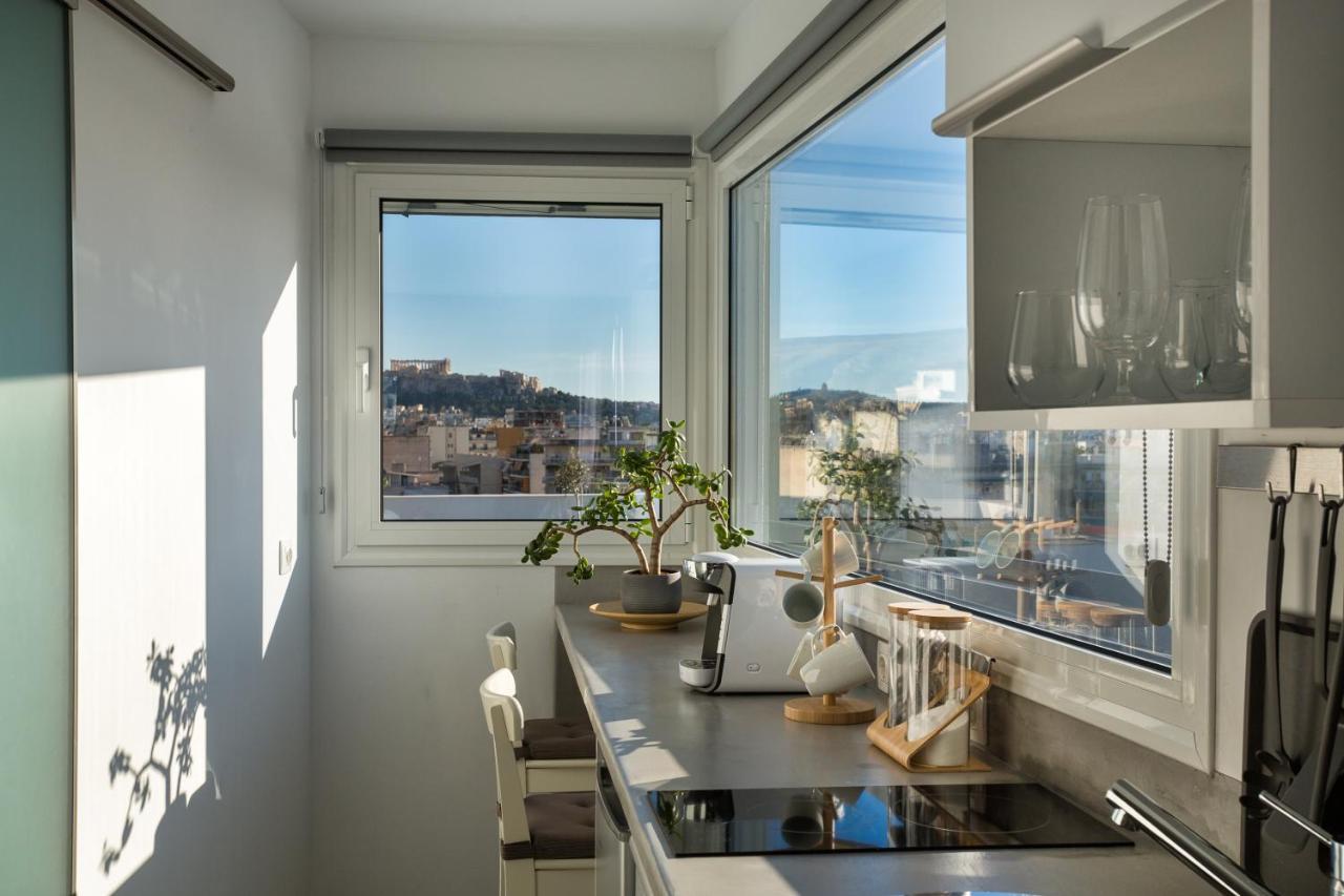 Private Jacuzzi & Acropolis View - The Loft Athen Exterior foto