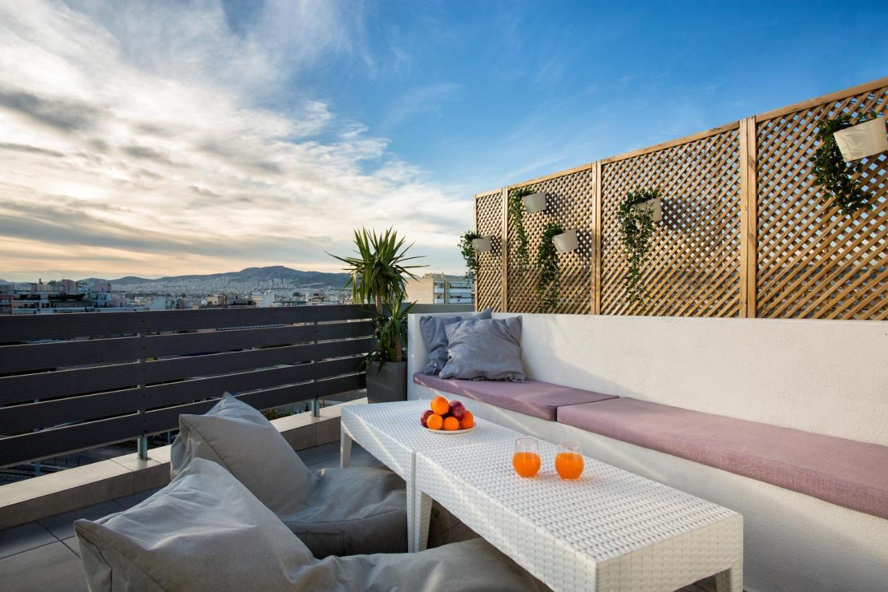 Private Jacuzzi & Acropolis View - The Loft Athen Exterior foto